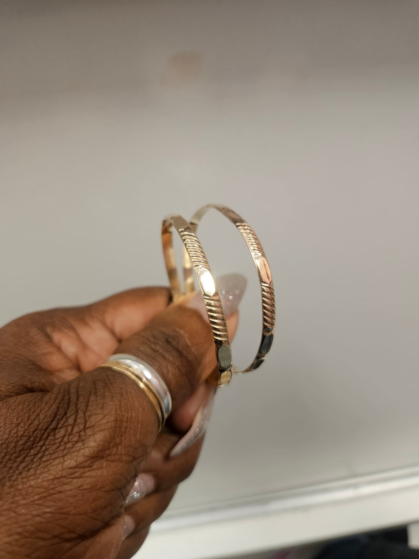 Goldfilled Qutee kid bangle set