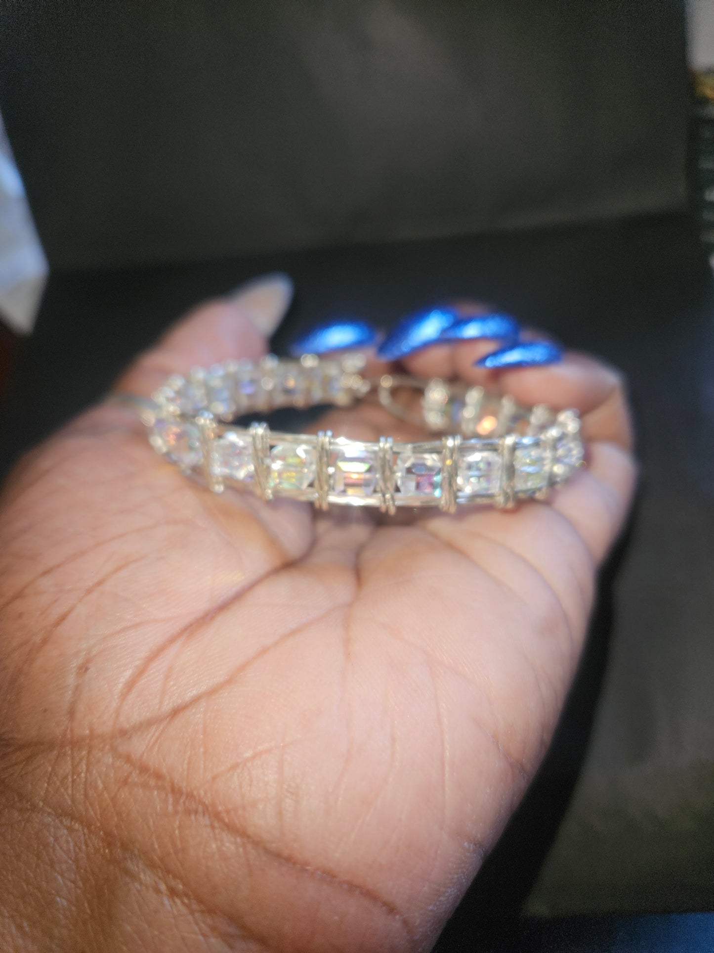 Crystal Cube Bangle