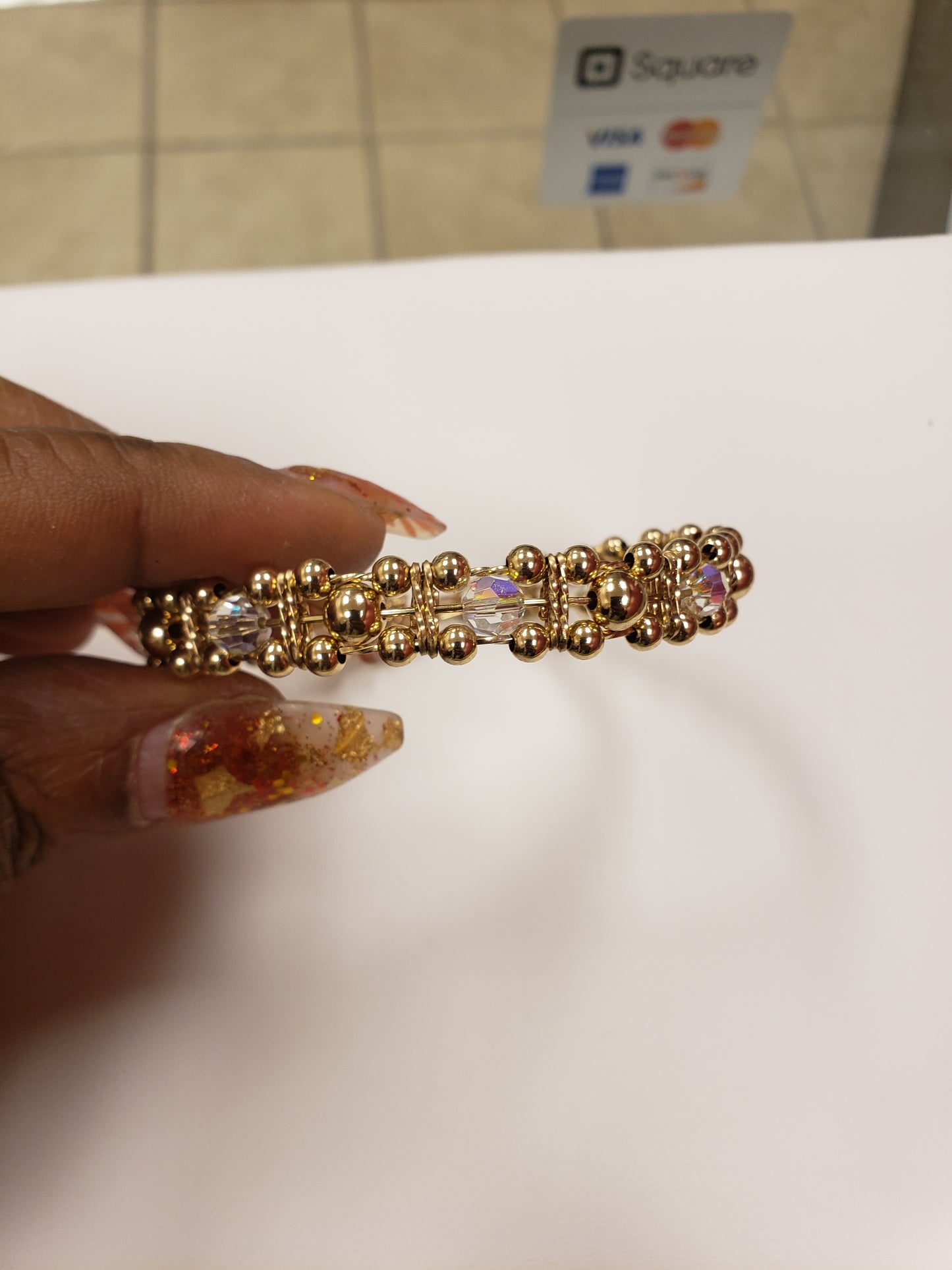 Domino Wire Bangle