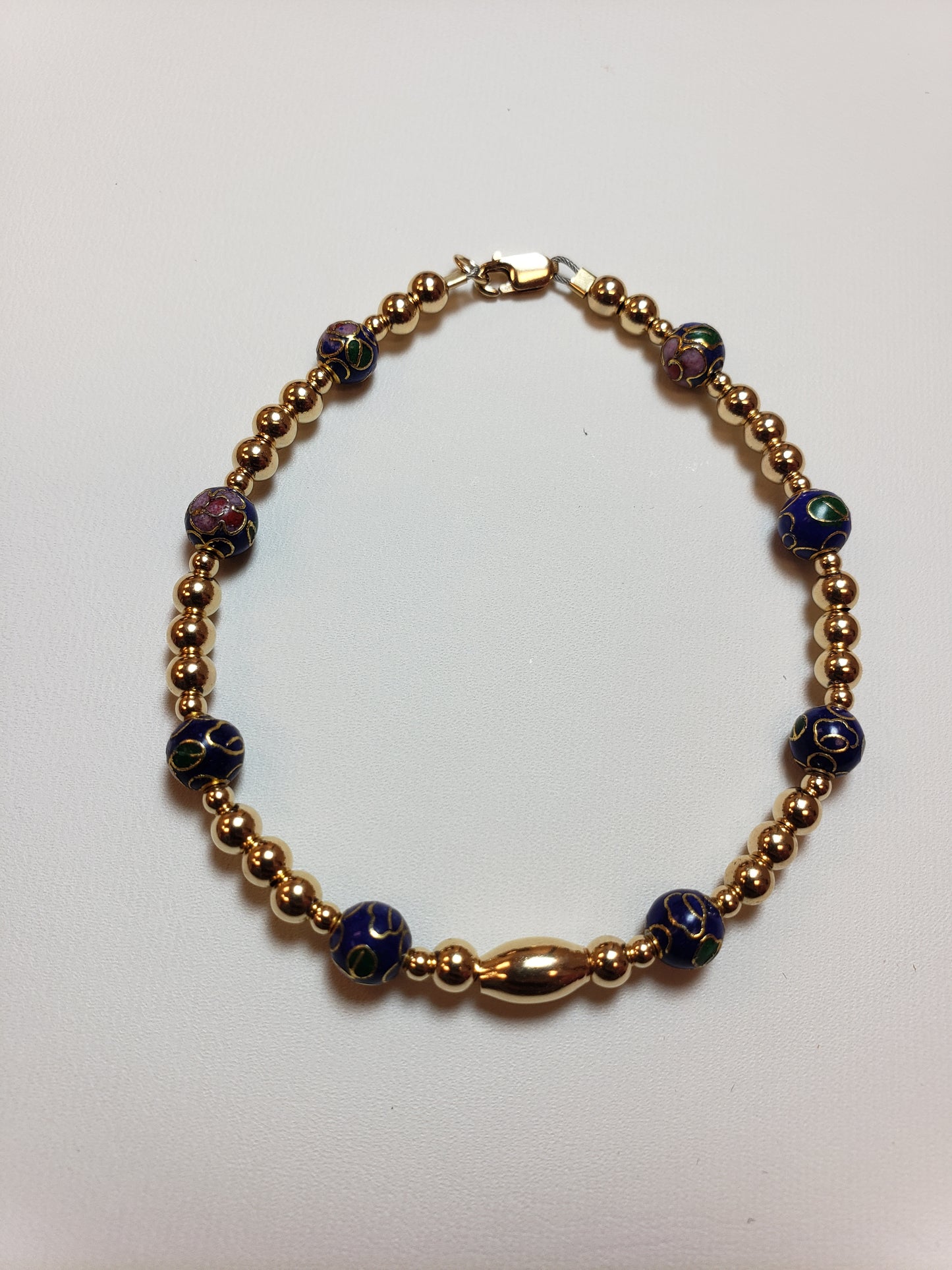 Cloisonne Beaded Bracelet