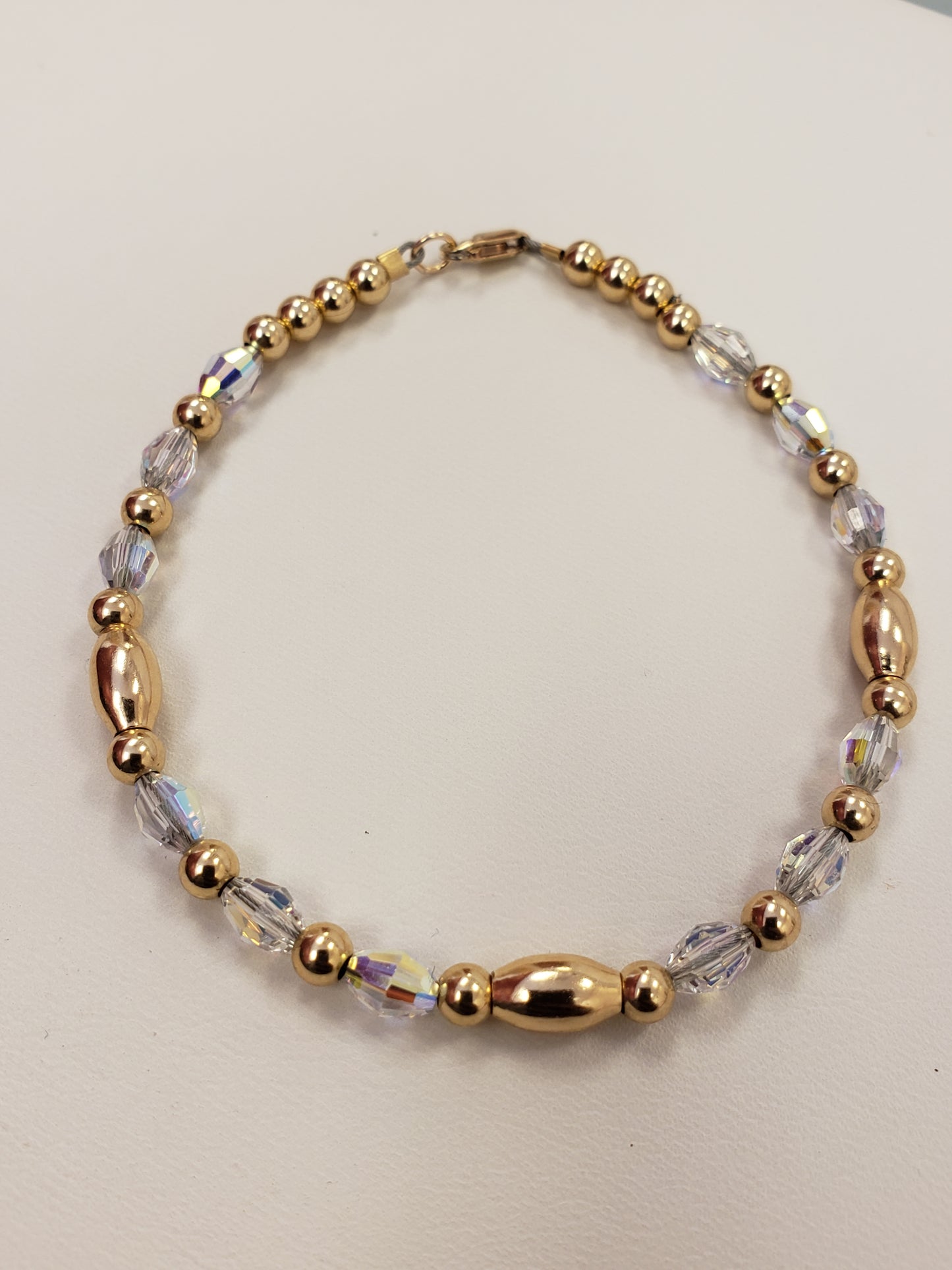Sparkle Clear Anchor Bracelet