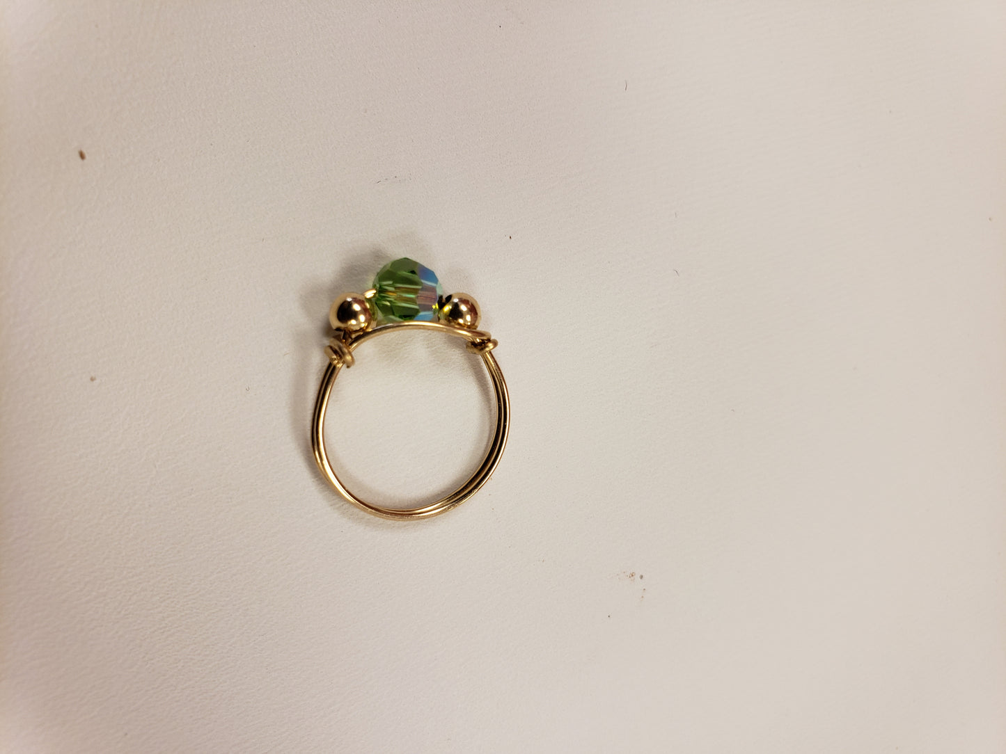 6mm Round Sparkle Crystal ring