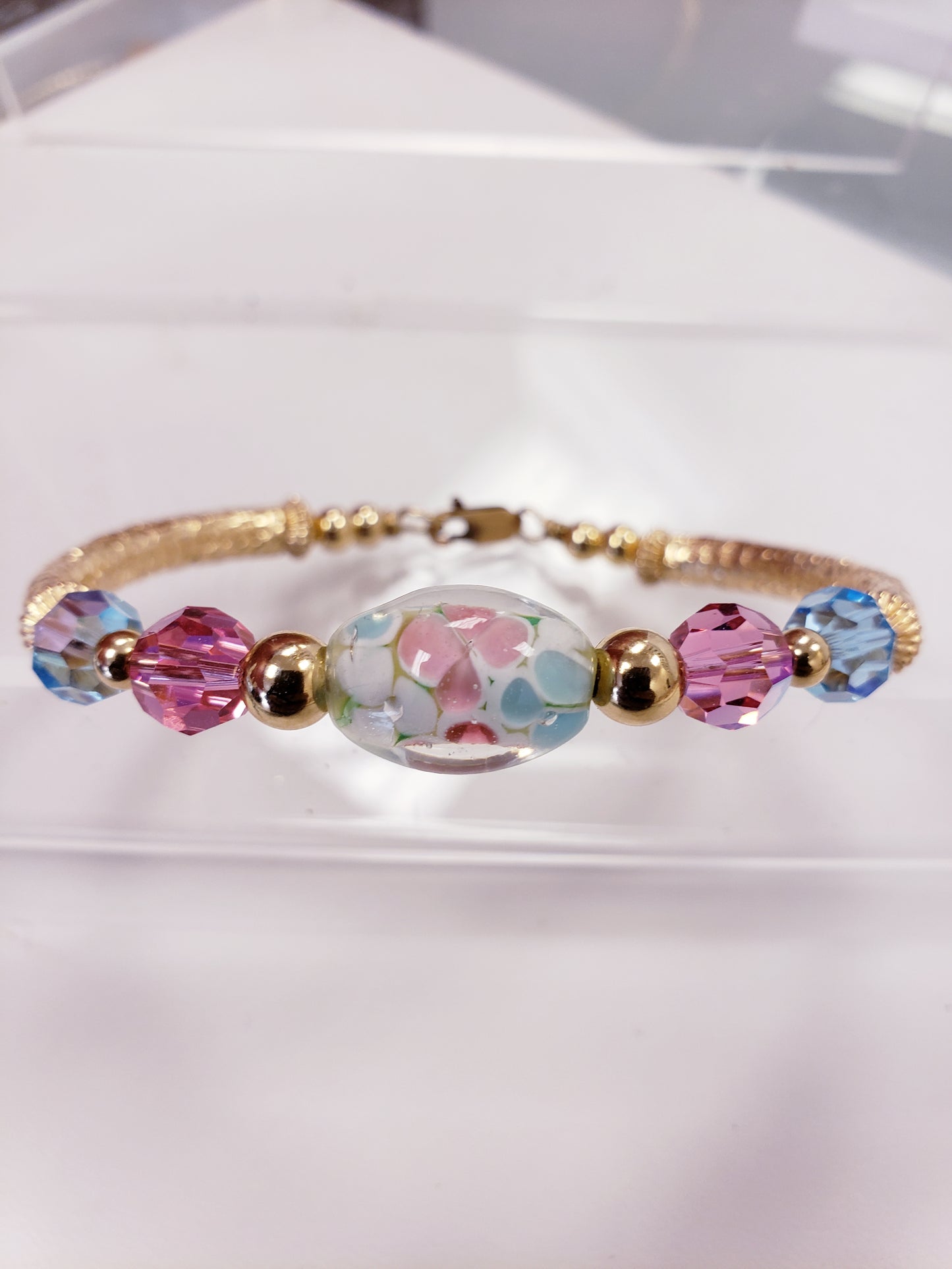 Pink and Blue Bangle