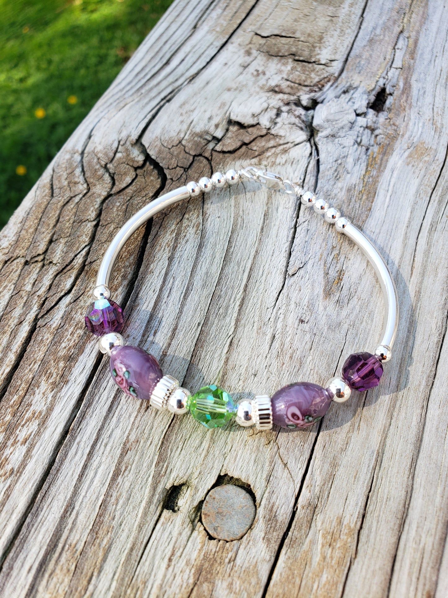 Purple and Green Grapes