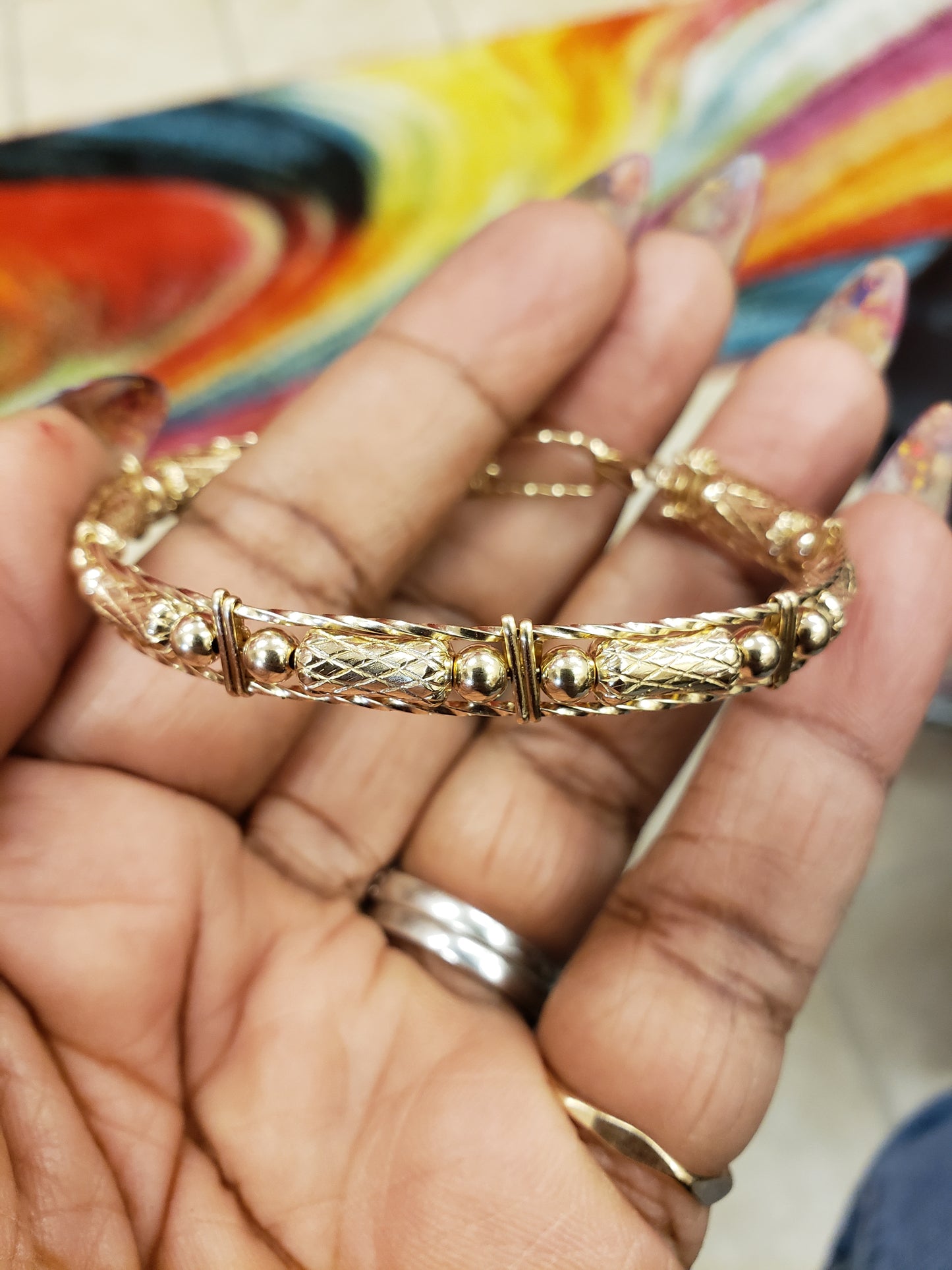 Kams Criss Pattern Bangle