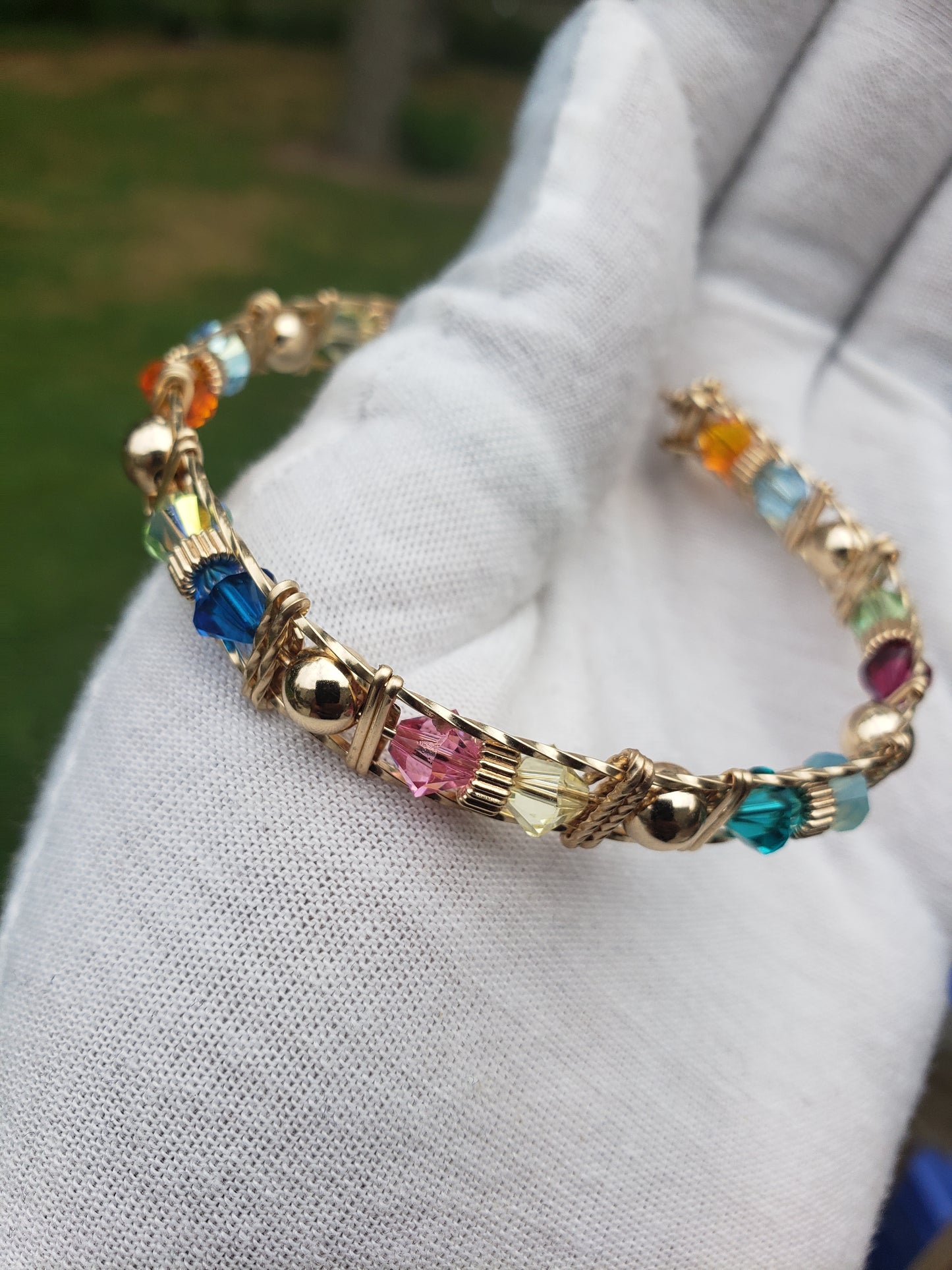 Jolly Rancher Wire Bangle