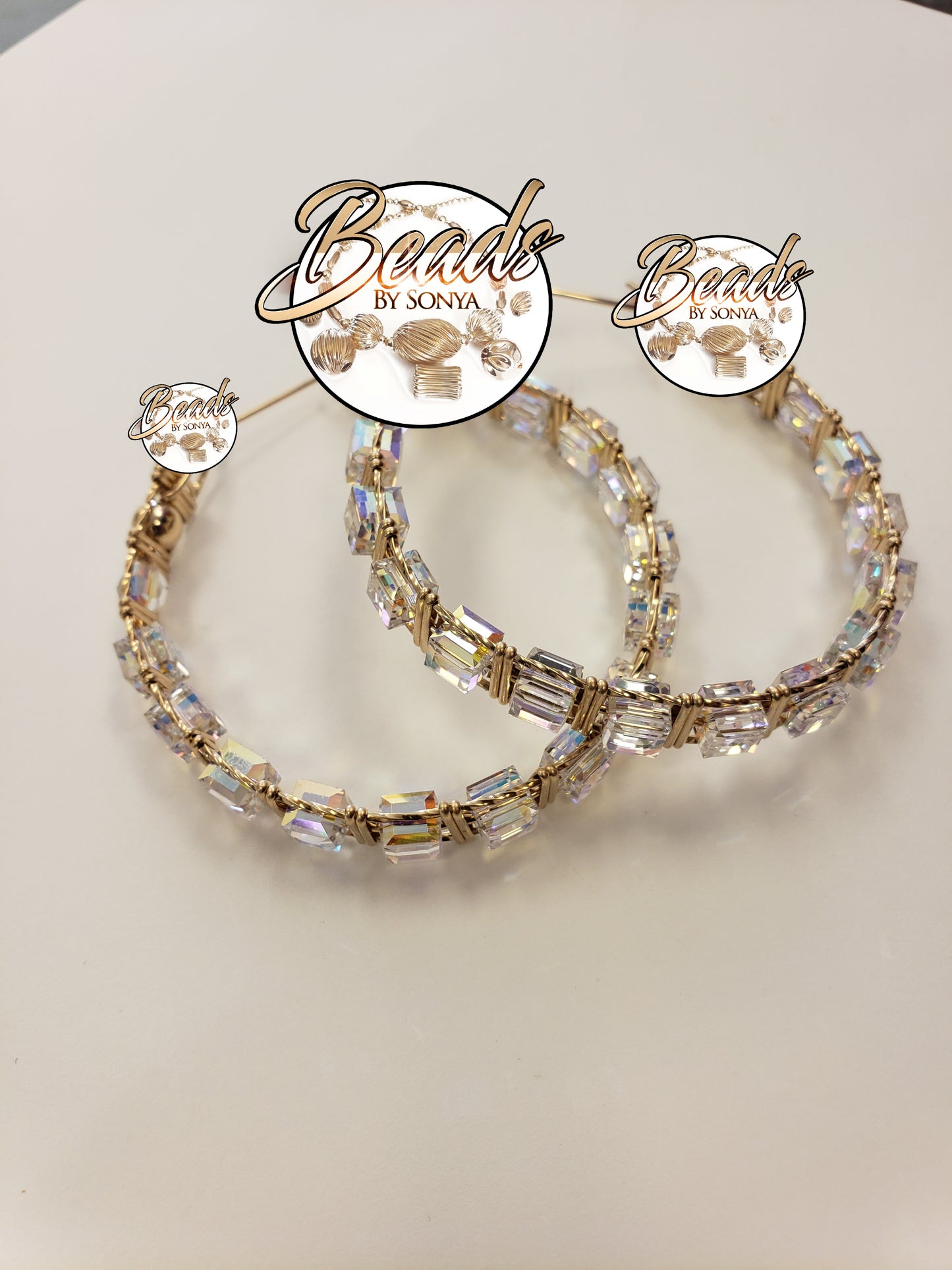 Crystal Cube Earrings