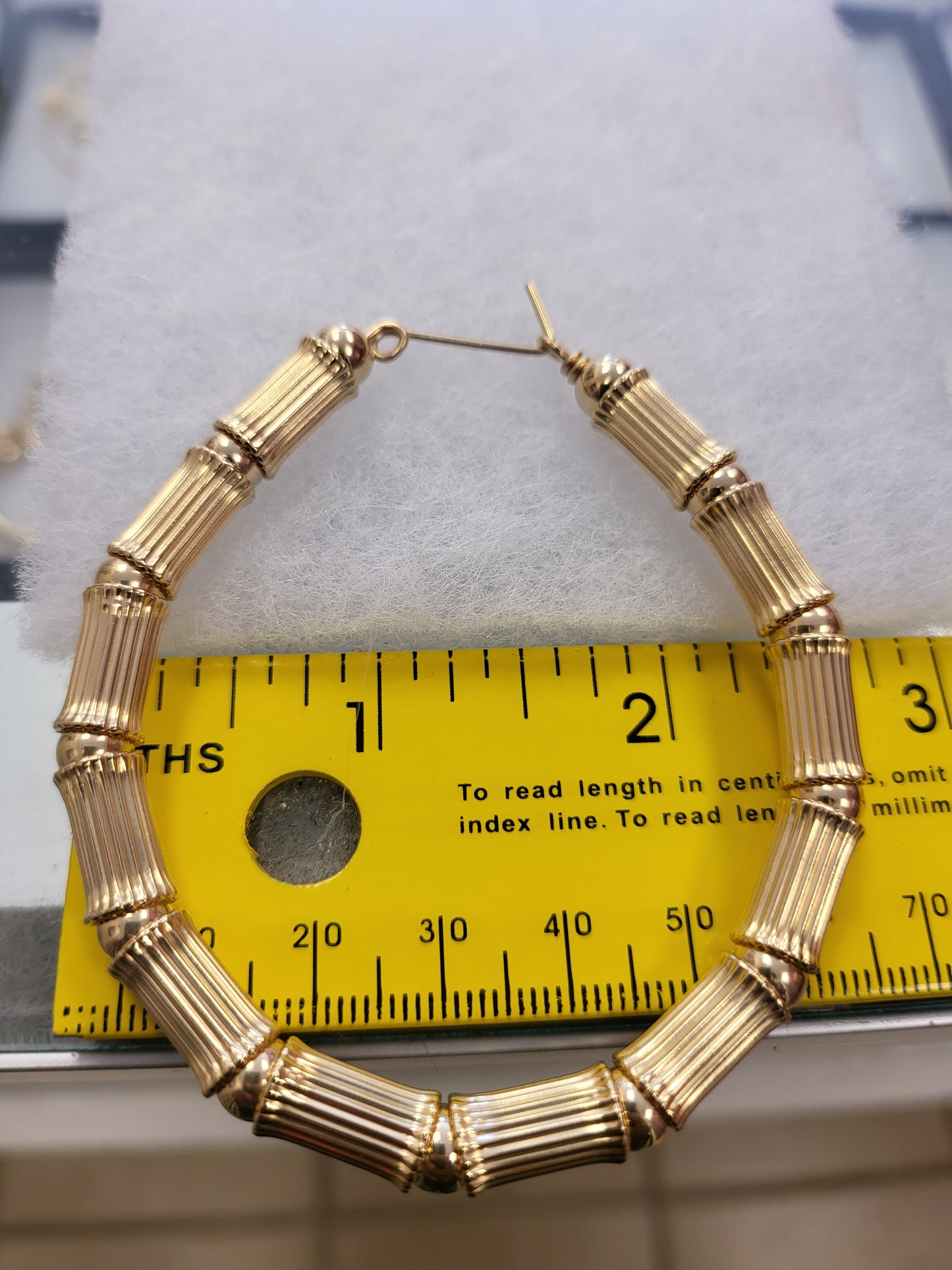 Large Bamboo Earrings new