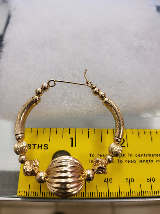 2" Bomb-Ball Earrings new