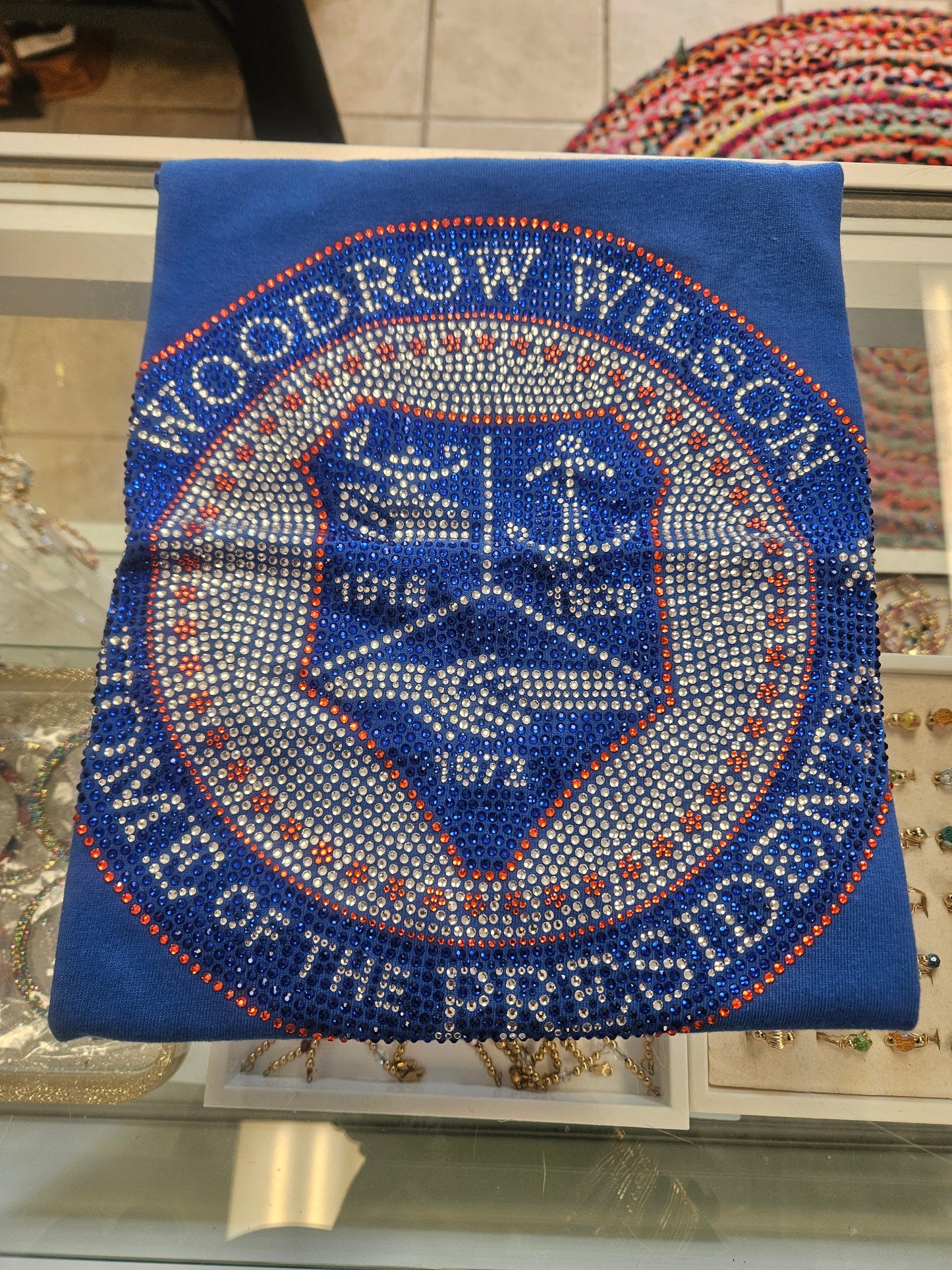 Woodrow Wilson Shield Rhinestone tshirt