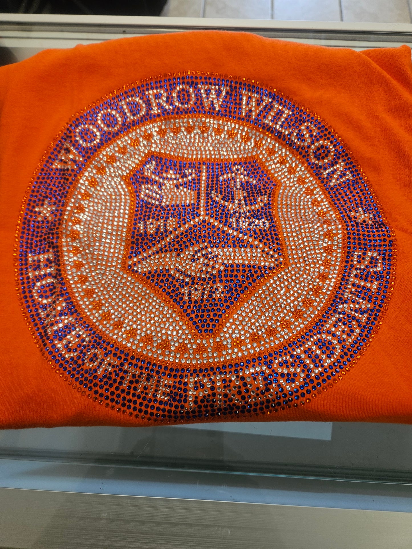 Woodrow Wilson Shield Rhinestone tshirt