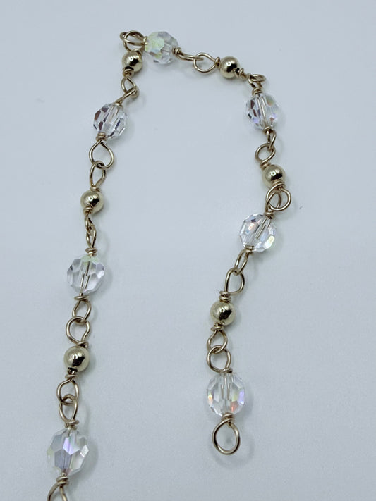 Bohemian Link Crystal bracelet