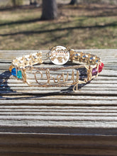 Load image into Gallery viewer, Wire Name Birthstone Bangle